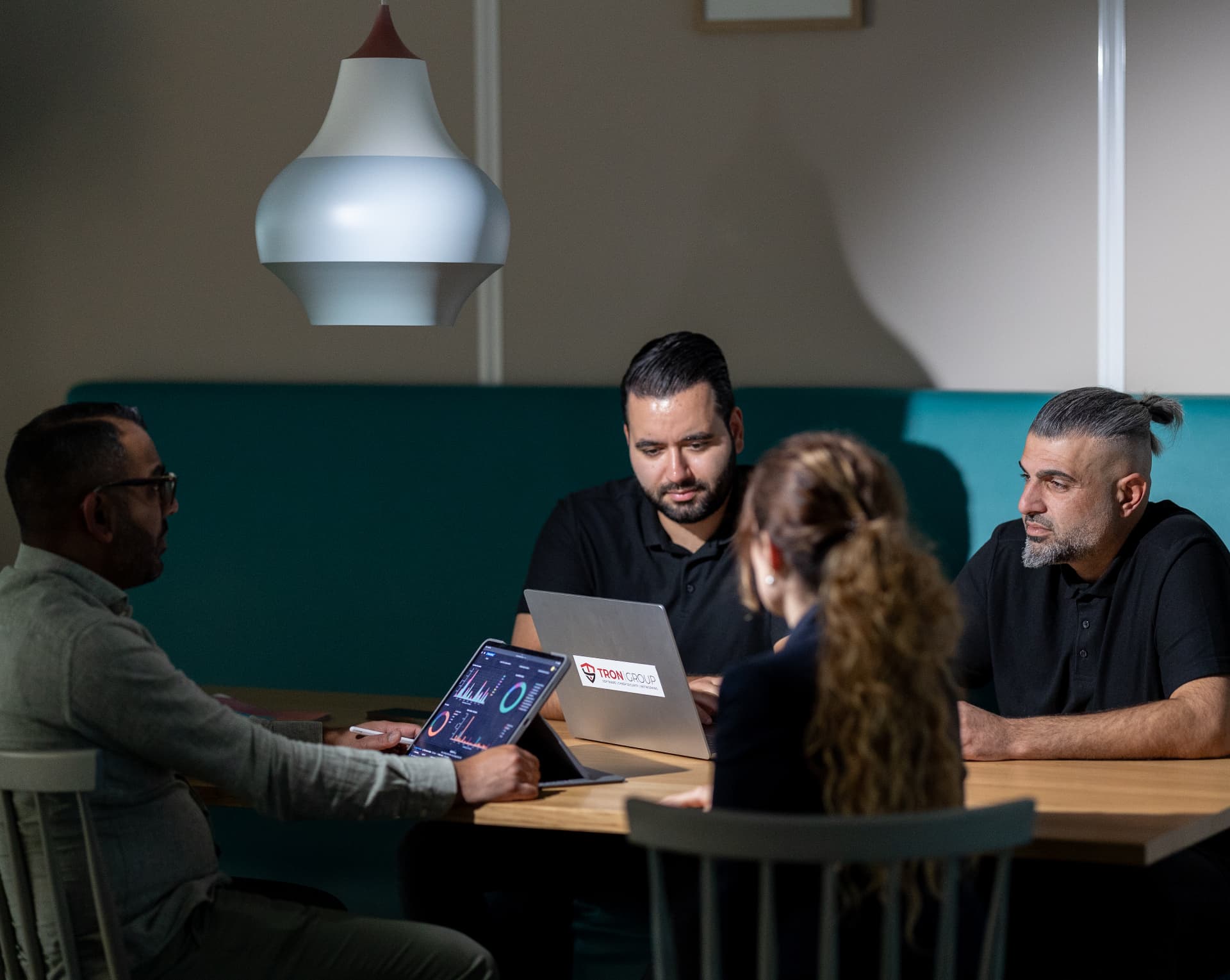 TRON team vergadering over IT-strategie